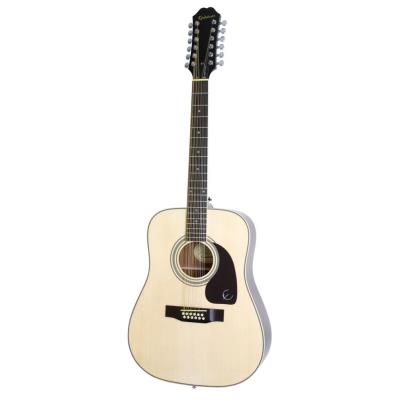 Guitare folk acoustique 12 cordes epiphone dr-212 - natural