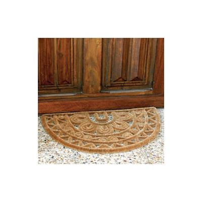 Id mat tapis coco metal 75x45cm demilune