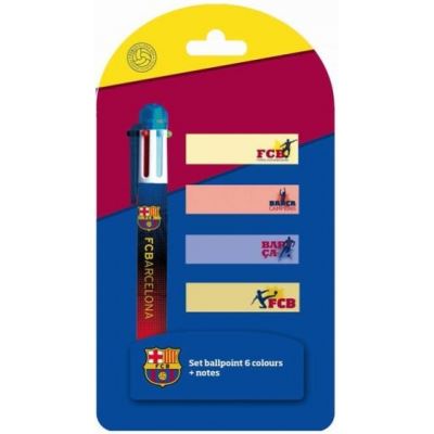 FC Barcelona stylo avec des feuilles 6 couleurs