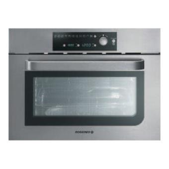 Micro-ondes Encastrable Rosières RMG201IN - 20 L, 800W Micro-ondes + 1000W Grill, Noir/inox, Pour Niche 38x56x32 Cm