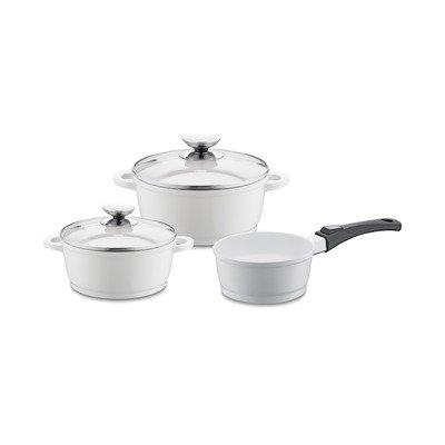 BERNDES 032101 VARIO CLICK BATTERIE DE CUISINE AVEC 1 MARMITE Ø 20 CM ET SON COUVERCLE EN VERRE, 1 MARMITE Ø 24 CM ET SON COUVER
