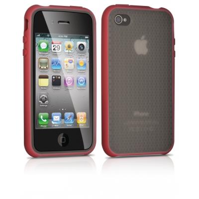 Apple iPhone 4 > Coque de protection Philips EdgeDefense Grise et Rouge _ iPhone 4/4S