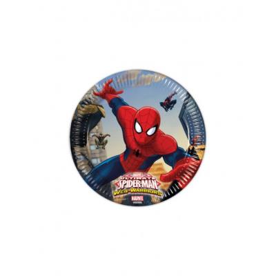Petites assiettes Spiderman (x8)