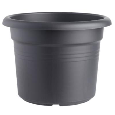 Elho 2055350 Green Basics Cilinder Pot De Fleurs Noir 30 X 30 X 22 Cm