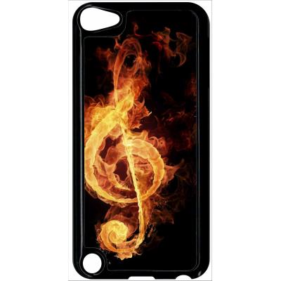 Coque ipod touch 5 clef de sol en feu