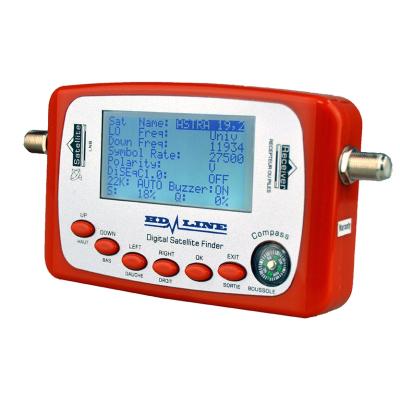 HD-LINE SF-500 Digital Satfinder - Pointeur satellite avec ‚cran digital pour lecture facile du signal - R‚glage Parabole Astra, Hotbird, Atlantic Bird...