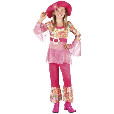 Costume hippie diva enfant 4-6 ans