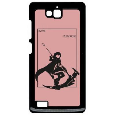 Coque huawei honor 3c et 3c 4g rwby rose