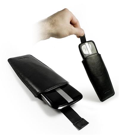 Tuff-Luv Etui en faux cuir classique Pull-E pour Microsoft Arc Mouse