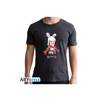 Lapins Cretins - Tshirt Spoof Assassin homme dark grey - Taille XXL