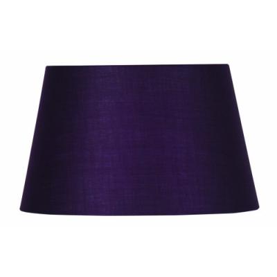 Oaks Lighting Abat-Jour Tambour Coton Prune 25 Cm