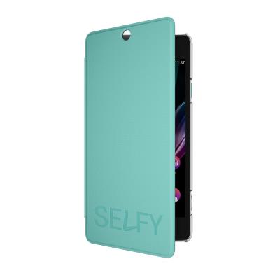 WIKO étui Folio bleen pour WIKO SELFY