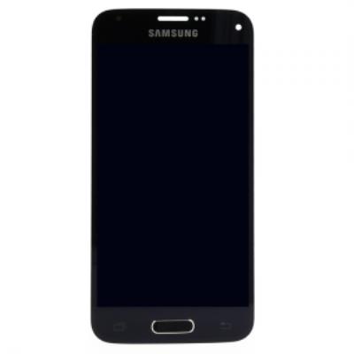 Face avant noire complète origine Samsung Galaxy S5 Mini LCD Vitre et Surface tactile