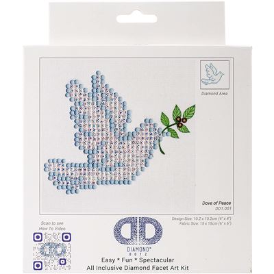 Diamant Dotz Diamant Broderie Facet Art Kit ~ Colombe de la paix