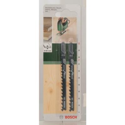 Bosch 2609256718 Hcs - T 144 D Lame De Scie Sauteuse pour Coupe Rapide Epaisseur 5-50 Mm Longueur 100 Mm