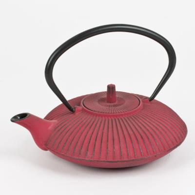 Table Passion - Theiere Fonte Striee 0.8L Rouge