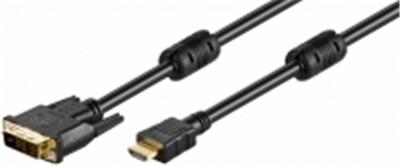 CABLE ADAPTATEUR HDMI DVI-D blindé 1 m