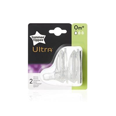 Tommee tippee ultra set de 2 tétines débit lent