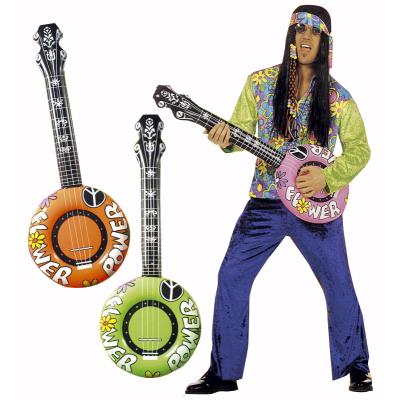 Banjo gonflable hippie Orange