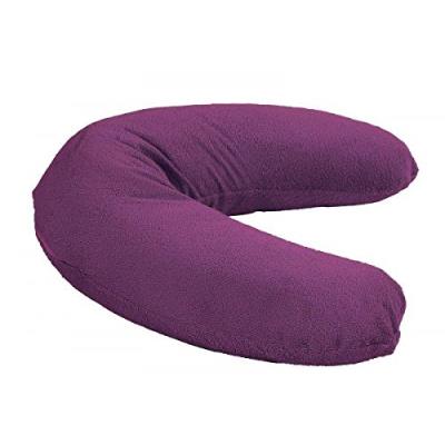 Looping coussin d'allaitement en tissu éponge cassis