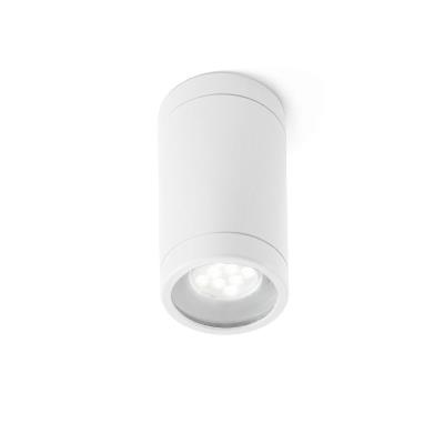 Faro - Plafonnier rond extérieur Olot D6 cm IP44 - Blanc