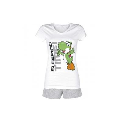 T-Shirt - Nintendo - Ensemble Short et T-shirt Yoshi - Sleeping time - Coupe Femme - Taille M