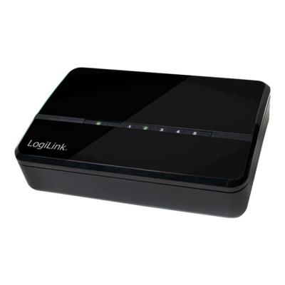 LogiLink Fast Ethernet Desktop Switch 5-Port - switch - 5 poorten - desktop