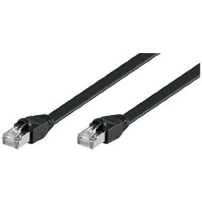 Cat flat 6-0500 schwarz 5m u utp