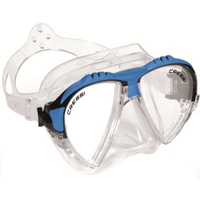 Cressi ds301020 matrix masque de plongée transparent bleu