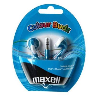 Maxell Color Budz Oreillettes Stéréo pour Lecteur mp3 Bleu