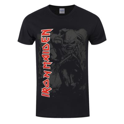 Iron Maiden T-Shirt Contrast Trooper Homme Noir