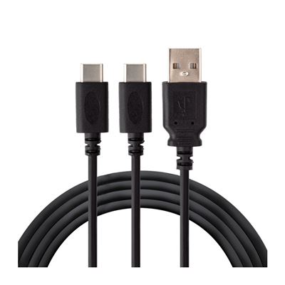 Câble de charge 2 manettes TYPE C - 2 m compatible PS5