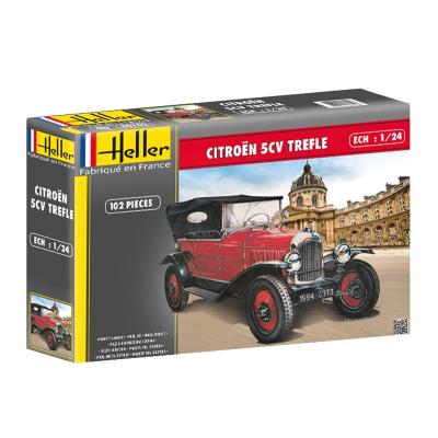 Maquette Voiture : Citroën 5CV Trefle Heller
