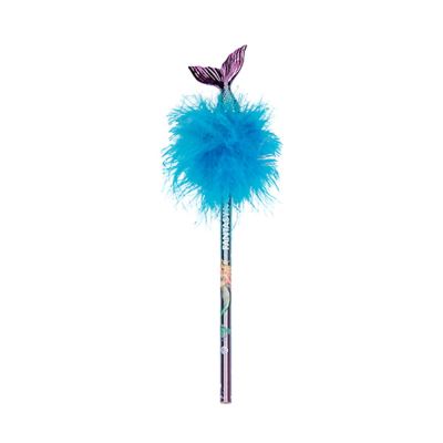 Crayon à Papier Mondes Fantastiques - Queue de sirène et plumes - Tons Bleus