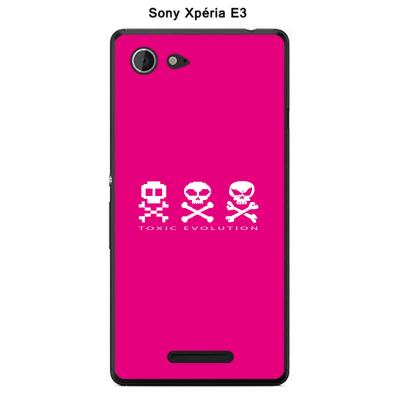 Coque Sony Xpéria E3 - Toxic evolution Pink