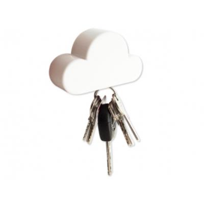 Range-clés magnétique nuage blanc accroche clé clef porte clef