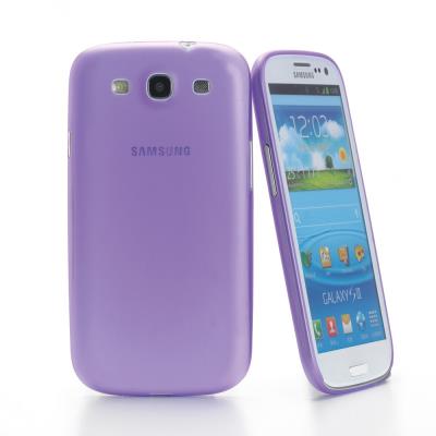 Coque iMatt transparente pour Galaxy S3 - Mauve