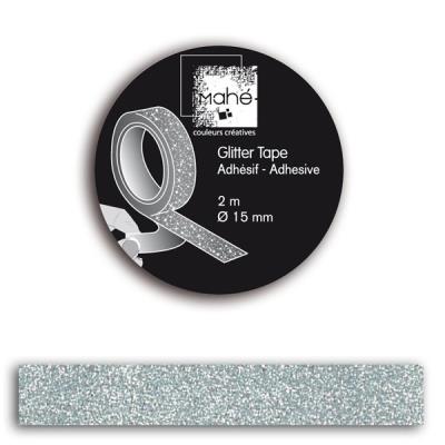 Masking Tape Argenté à paillettes