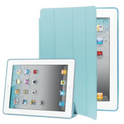 Coque Housse Cuir PU Ipad 4 / 3 / 2 (Blue)