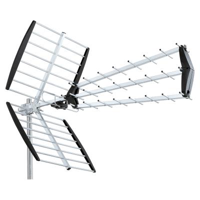 HD-LINE Antenne rateau UHF Trinappe - TNT HD DVB-T TV - Ext‚rieure