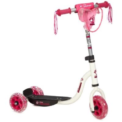 Hudora - 11060 - vélo et véhicule pour enfant - patinette 3 roues kiddy joey pinky 3.0 - rose