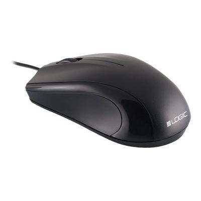 Logic LM-12 - muis - USB - zwart