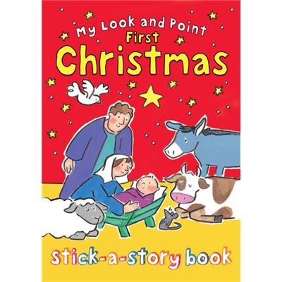 My Look and Point First Christmas Stick-a-Story Book