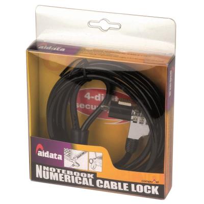 antivol/cable haute securite slot d'encrage portable, ecran,avec serrure a code