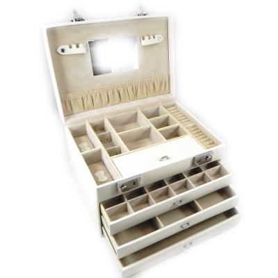 Coffret à Bijoux 'La Diva' Beige