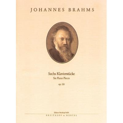Partitions classique EDITION BREITKOPF BRAHMS J. - 6 PIECES POUR PIANO OP. 118 Piano