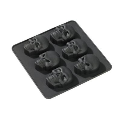 GEDA LABELS 13655 LOT DE 2 MOULES À GLAÇONS/CHOCOLATS EN FORME DE TÊTES DE MORT
