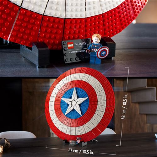 Bouclier Captain America™ 61 cm adulte