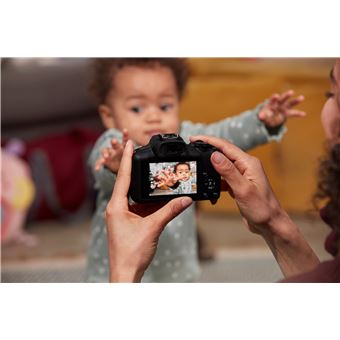 Pack Fnac Appareil photo hybride Canon EOS R100 Noir + RF-S 18-45mm f/4.5-6.3 IS STM + RF-S 55-210mm f/5-7.1 IS STM + 2eme batterie + chargeur