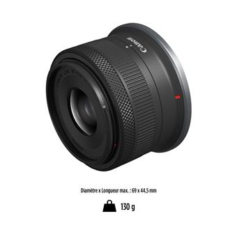 Pack Fnac Appareil photo hybride Canon EOS R100 Noir + RF-S 18-45mm f/4.5-6.3 IS STM + RF-S 55-210mm f/5-7.1 IS STM + 2eme batterie + chargeur